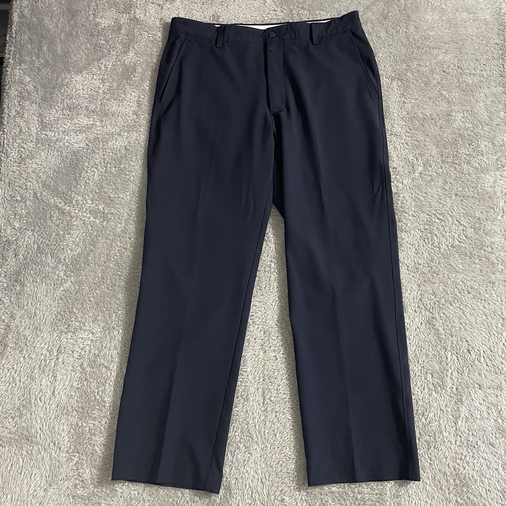 FootJoy Pants Mens Size 36x32 Blue Golf Straight Leg Stretch Performance Casual - Picture 1 of 8